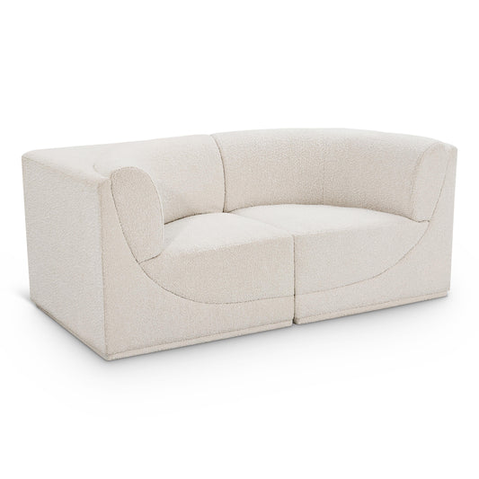 Ollie Boucle Fabric Sofa