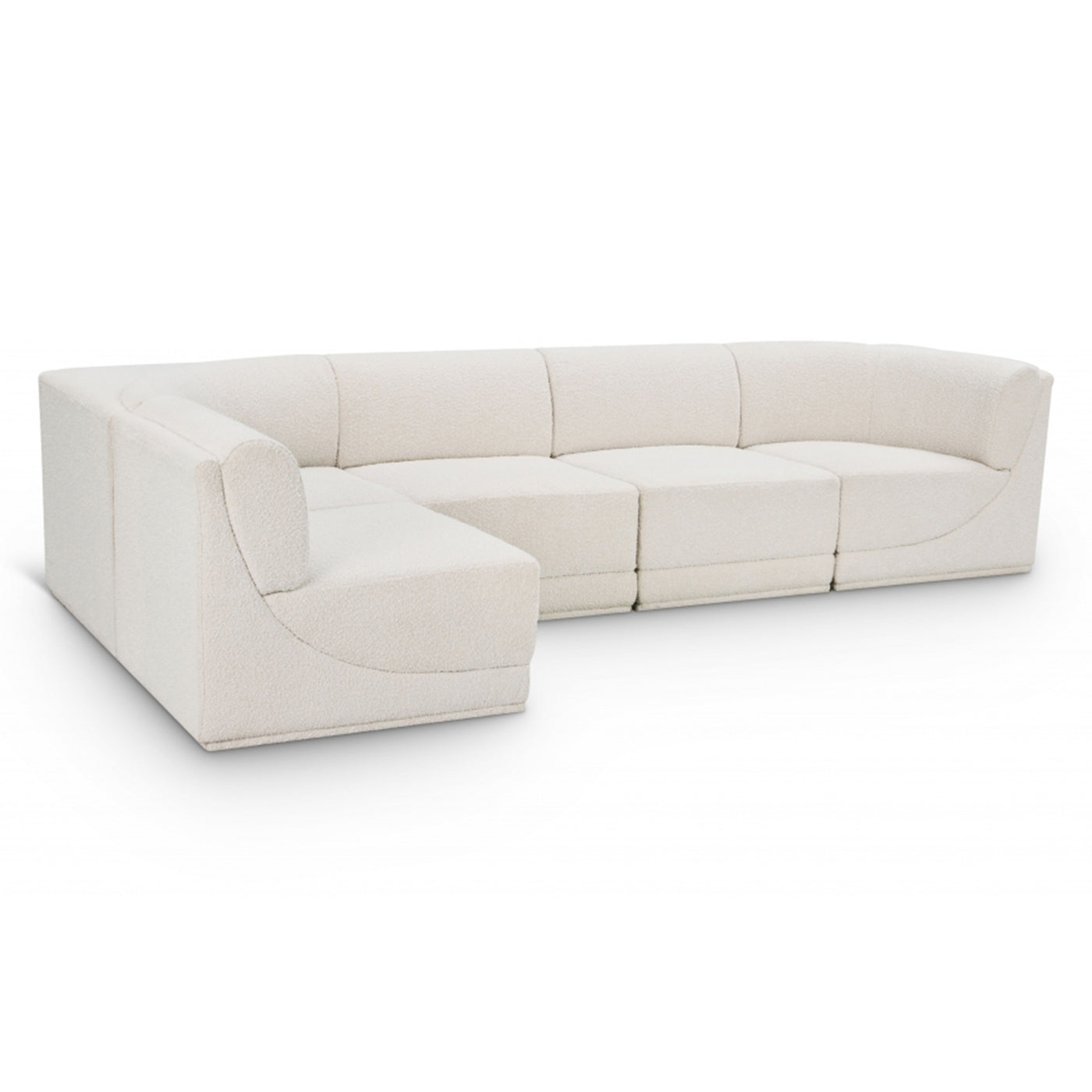 Ollie Boucle Fabric Sectional