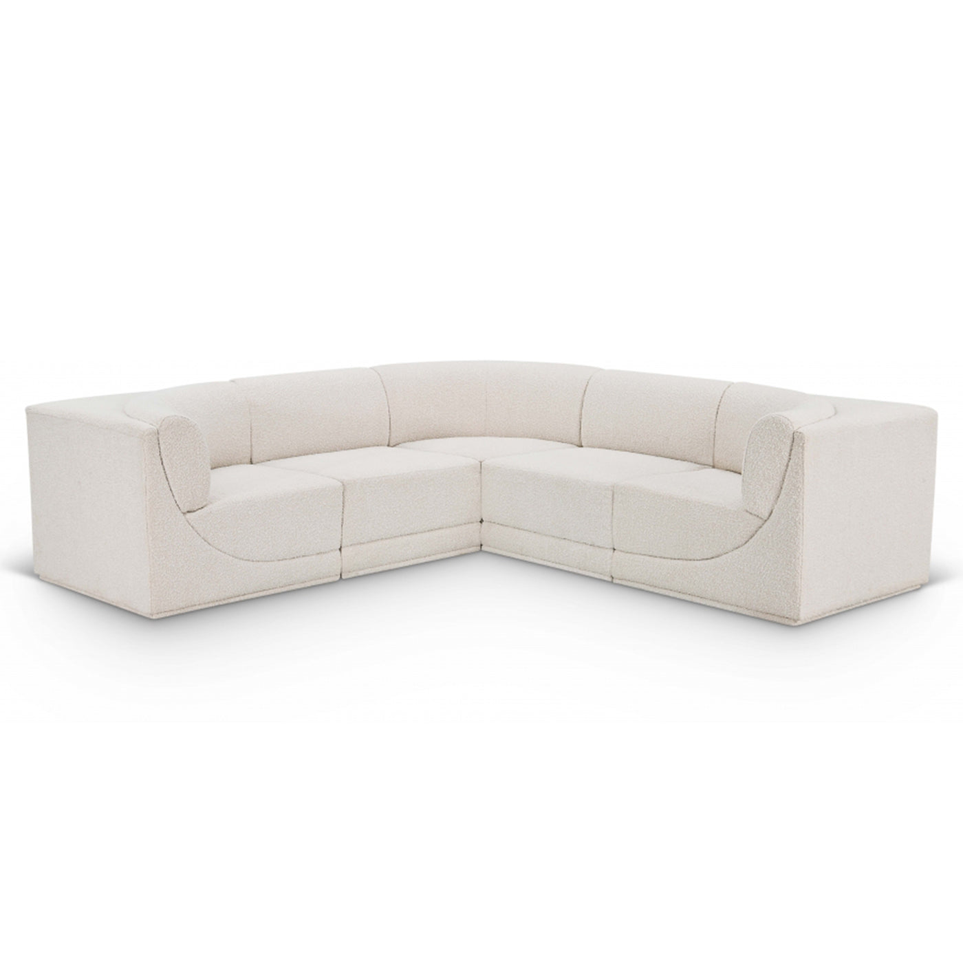 Ollie Boucle Fabric Sectional