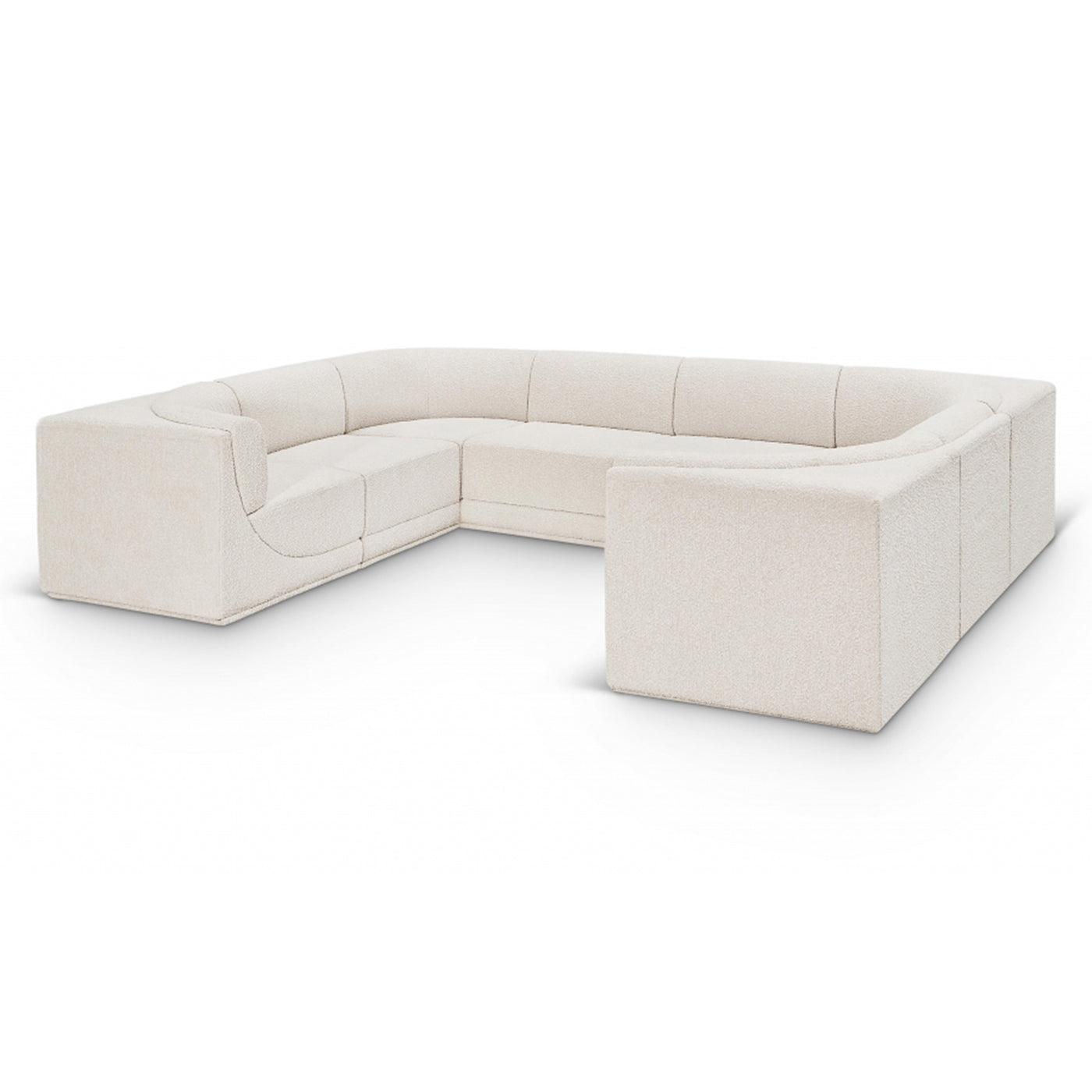 Ollie Boucle Fabric Sectional