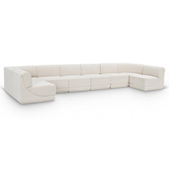 Ollie Boucle Fabric Sectional