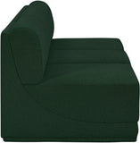 Ollie 90" Boucle Fabric Upholstered 3pc. Armless Modular Sofa