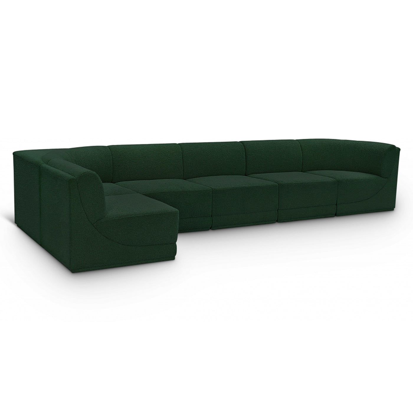 Ollie Boucle Fabric Sectional