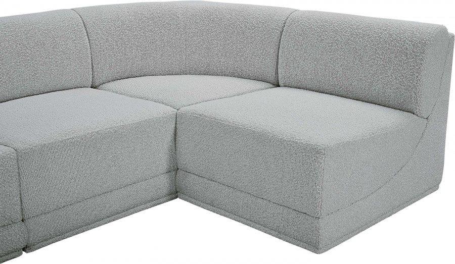 Ollie Boucle Fabric Sectional