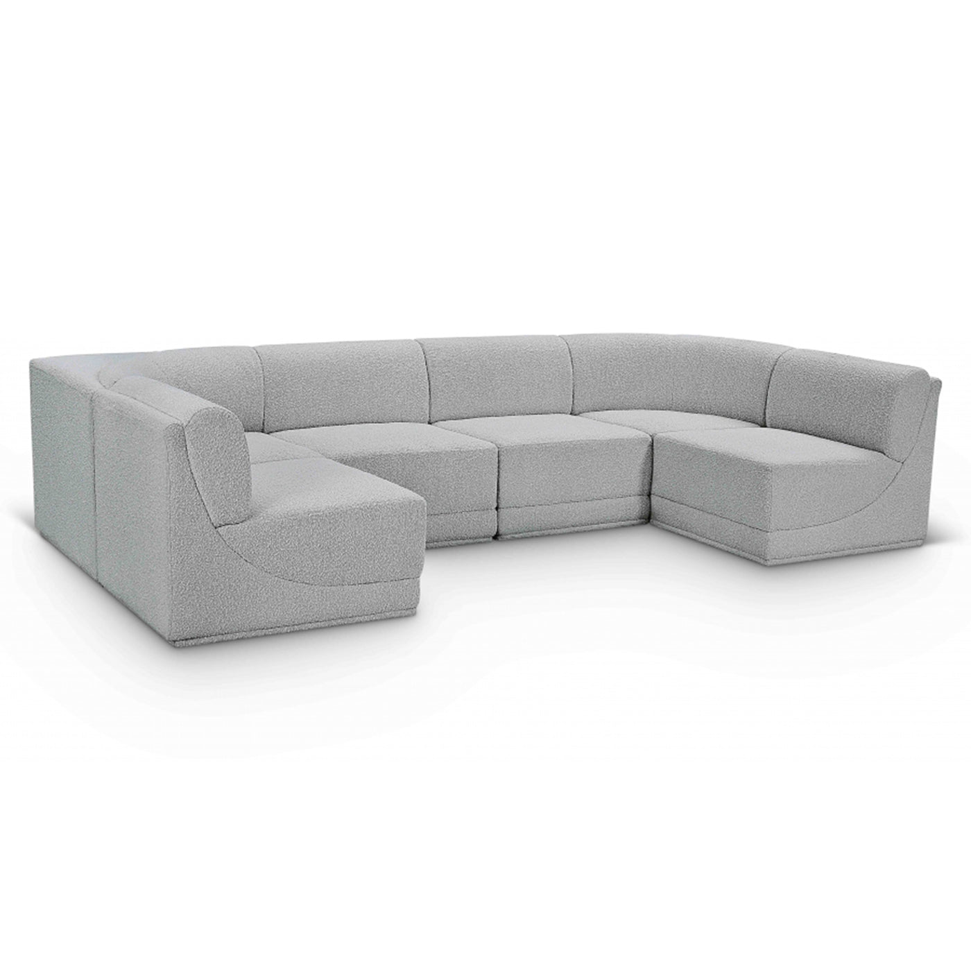 Ollie Boucle Fabric Sectional