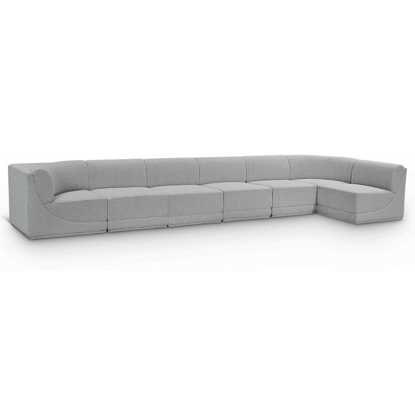 Ollie Boucle Fabric Sectional