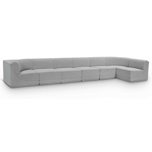 Ollie Boucle Fabric Sectional