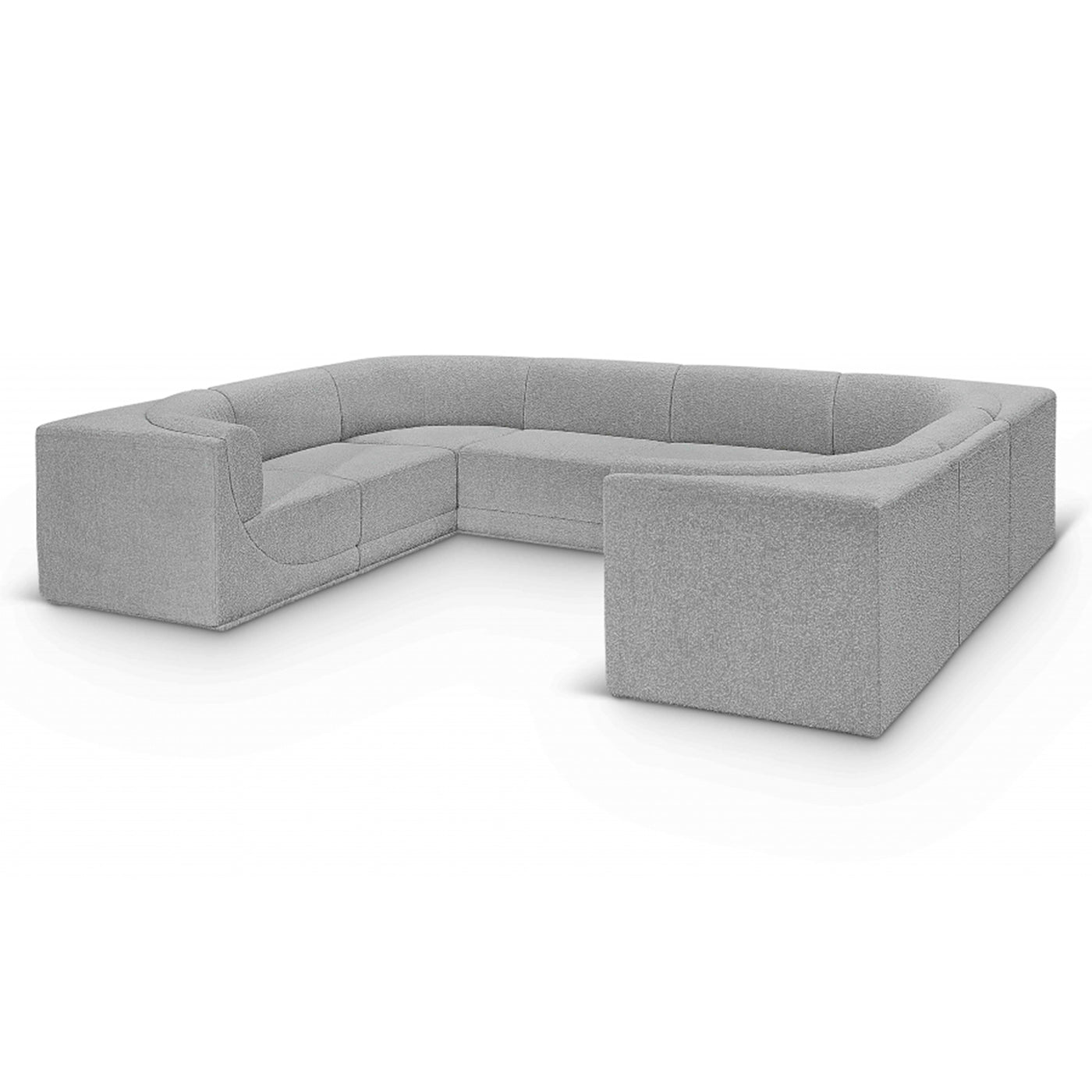 Ollie Boucle Fabric Sectional