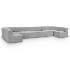 Ollie Boucle Fabric Sectional