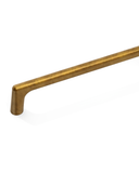 DESIGN3307 Solid Metal Modern Linear Pull for Tall Cabinets | 10" Cabinet Handle, Matte Black