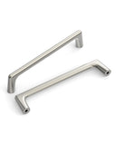 DESIGN3307 Solid Metal Modern Linear Pull for Tall Cabinets | 10" Cabinet Handle, Matte Black