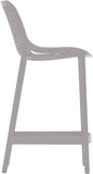 Mykonos Contemporary Outdoor Patio Stool Set of 4 - Weather Resistant, Stylish, Durable Design