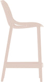 Mykonos Contemporary Outdoor Patio Stool Set of 4 - Weather Resistant, Stylish, Durable Design