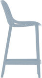 Mykonos Contemporary Outdoor Patio Stool Set of 4 - Weather Resistant, Stylish, Durable Design