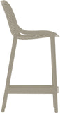 Mykonos Contemporary Outdoor Patio Stool Set of 4 - Weather Resistant, Stylish, Durable Design