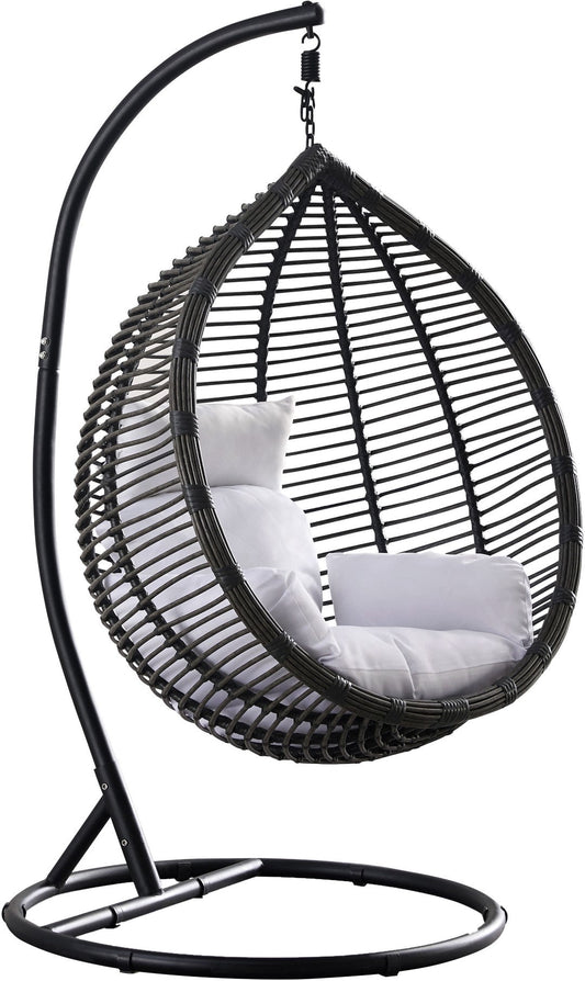 Tarzan Outdoor Patio Swing Chair - Stylish Rattan Design with Waterproof Cushion for Indoor & Outdoor Use
