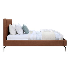 Gallo Faux Leather Twin Bed