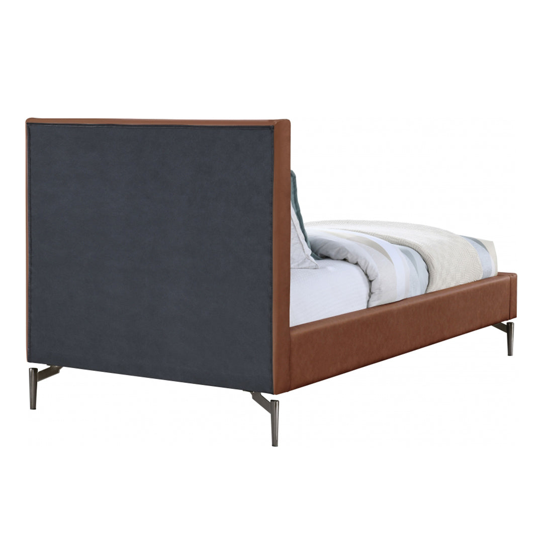 Gallo Faux Leather Twin Bed