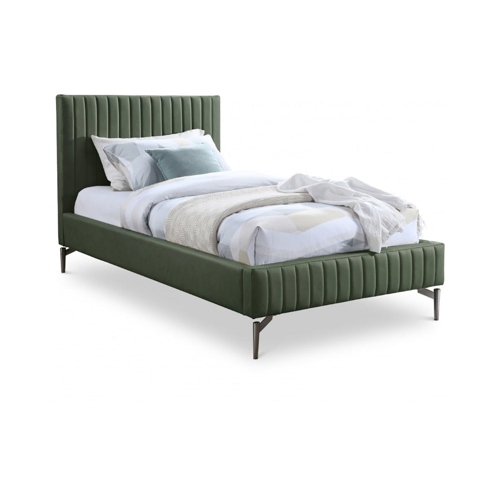 Gallo Faux Leather Twin Bed