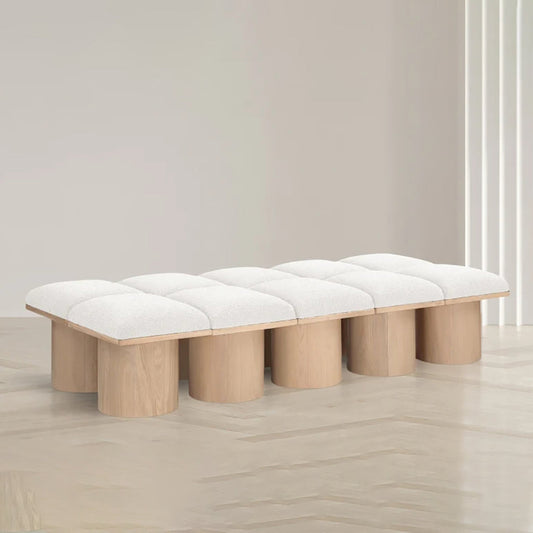 Pavilion Boucle Fabric 12pc. Modular Bench