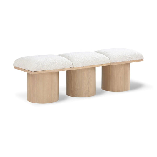 Pavilion Boucle Fabric 3pc. Modular Bench