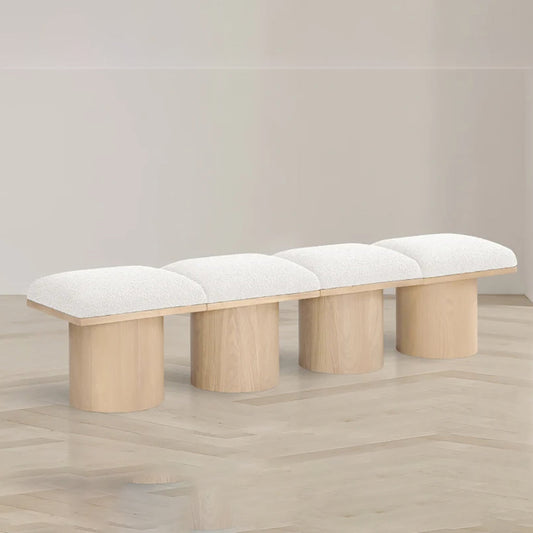 Pavilion Boucle Fabric 4pc. Modular Bench