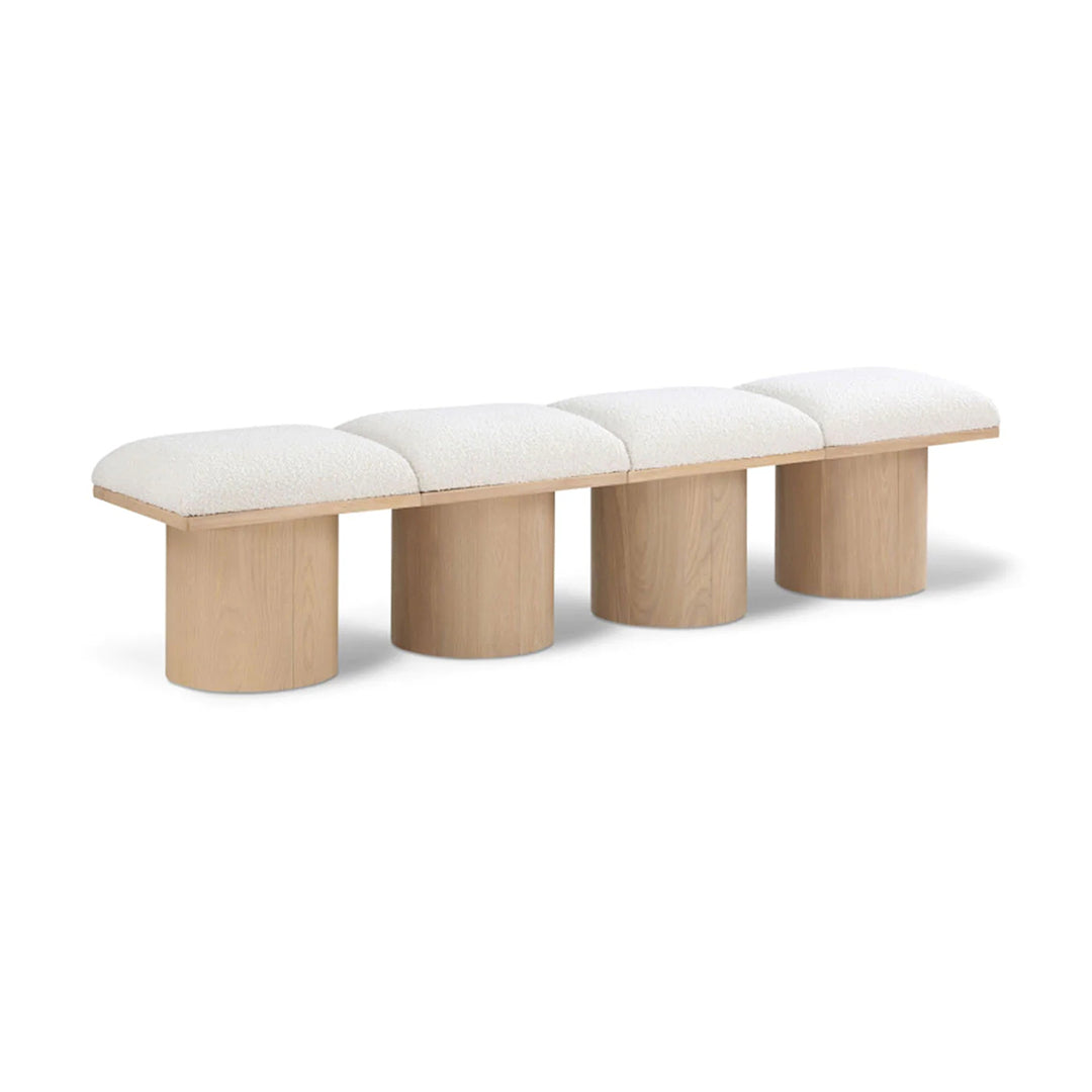 Pavilion Boucle Fabric 4pc. Modular Bench