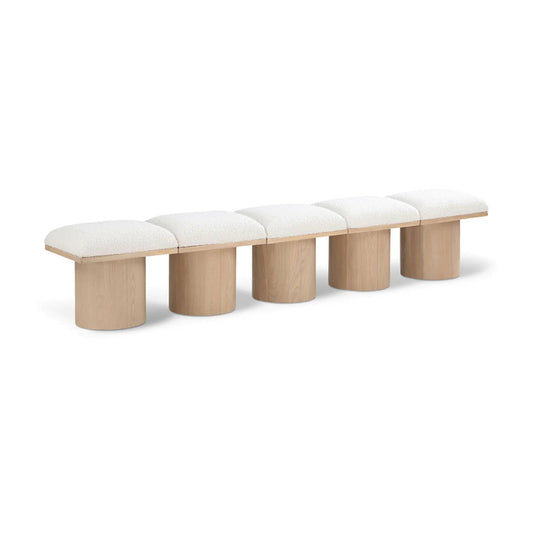 Pavilion Boucle Fabric 5pc. Modular Bench