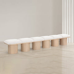 Pavilion Boucle Fabric 6pc. Modular Bench