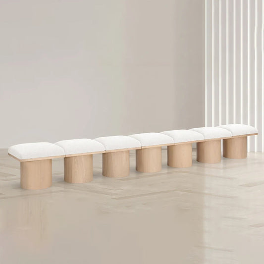 Pavilion Boucle Fabric 7pc. Modular Bench