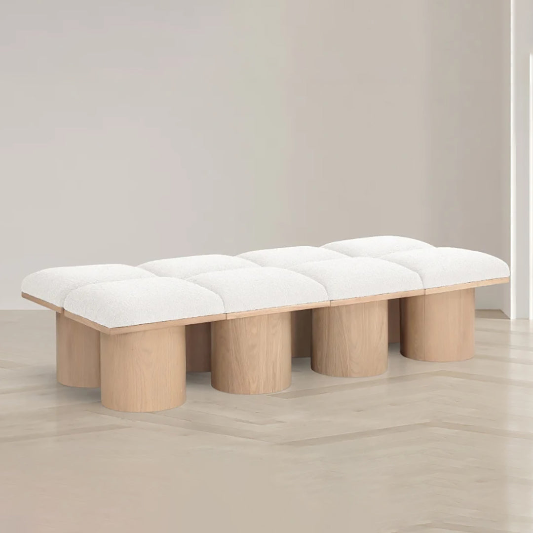 Pavilion Boucle Fabric 8pc. Modular Bench