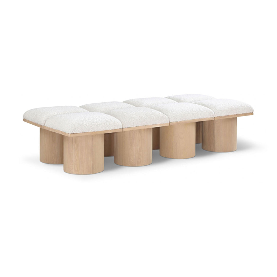 Pavilion Boucle Fabric 8pc. Modular Bench