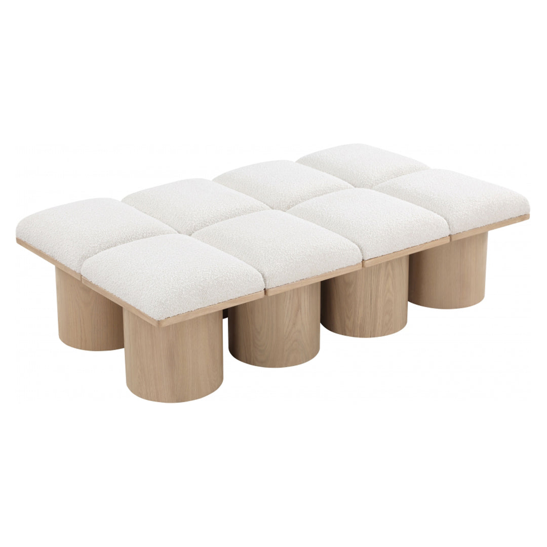 Pavilion Boucle Fabric 8pc. Modular Bench