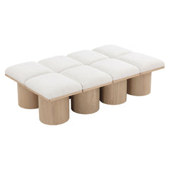 Pavilion Boucle Fabric 8pc. Modular Bench