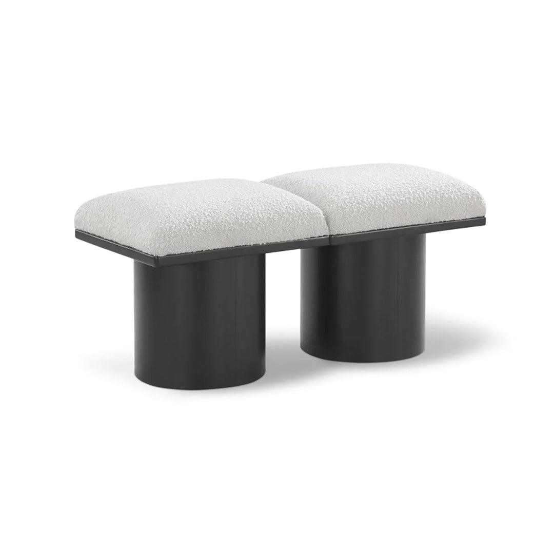 Pavilion Boucle Fabric 2pc. Modular Bench