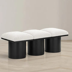 Pavilion Boucle Fabric 3pc. Modular Bench