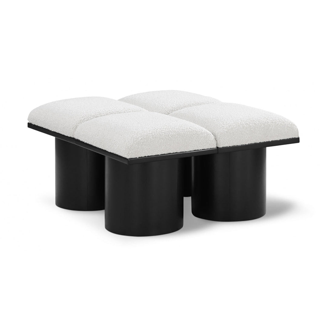 Pavilion Boucle Fabric 4pc. Modular Bench