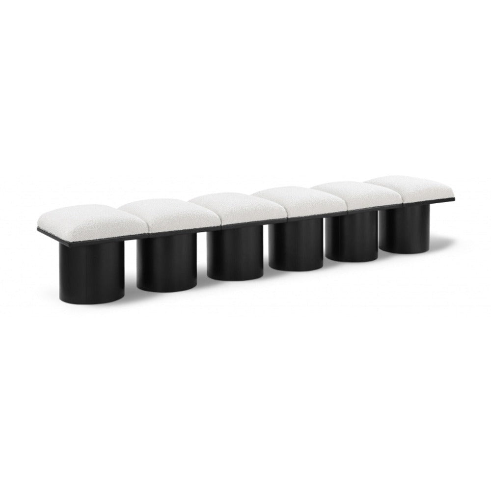 Pavilion 6 pcs Boucle Fabric Modular Bench