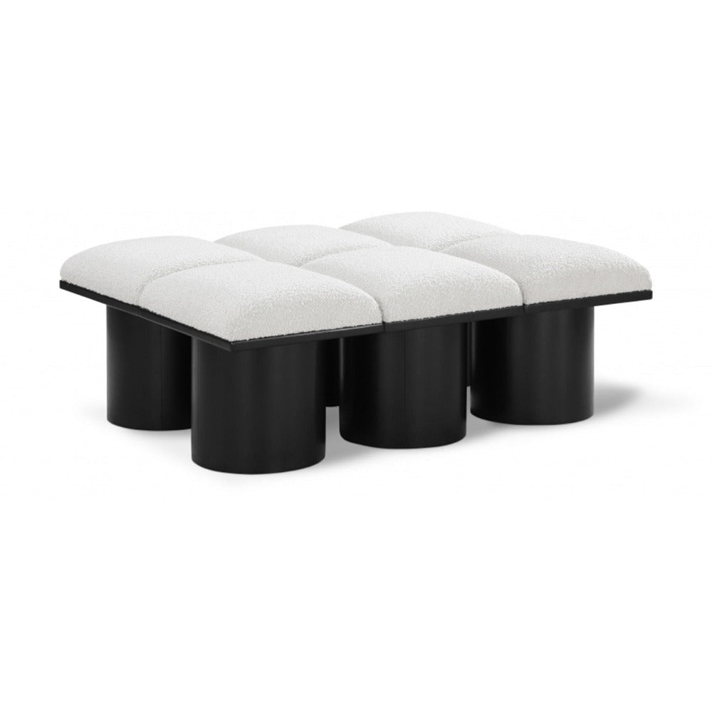 Pavilion 6 pcs Boucle Fabric Modular Bench