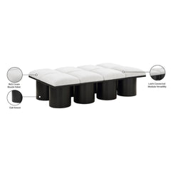 Pavilion Boucle Fabric 8pc. Modular Bench