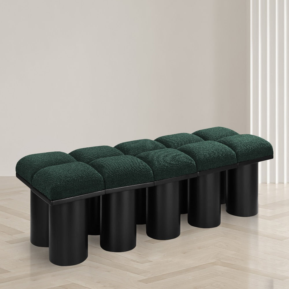 Pavilion Boucle Fabric 10pc. Modular Bench