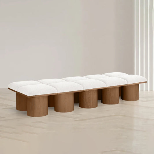 Pavilion Boucle Fabric 10pc. Modular Bench