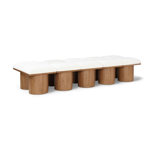 Pavilion Boucle Fabric 10pc. Modular Bench