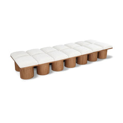 Pavilion Boucle Fabric 14pc. Modular Bench