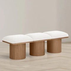 Pavilion Boucle Fabric 3pc. Modular Bench