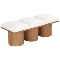 Pavilion Boucle Fabric 3pc. Modular Bench