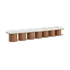 Pavilion Boucle Fabric 7pc. Modular Bench