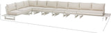Maldives Outdoor Patio Modular Sectional - Customizable Contemporary Design for Stylish Entertaining