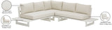 Maldives Outdoor Patio Modular Armless Chair - Stylish, Durable, and Customizable for Your Deck