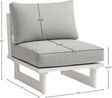 Maldives Outdoor Patio Chair - Stylish Modular Design with Water Resistant Fabric for Ultimate Comfort